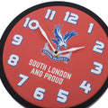 Crystal Palace FC Wall Clock, side angle