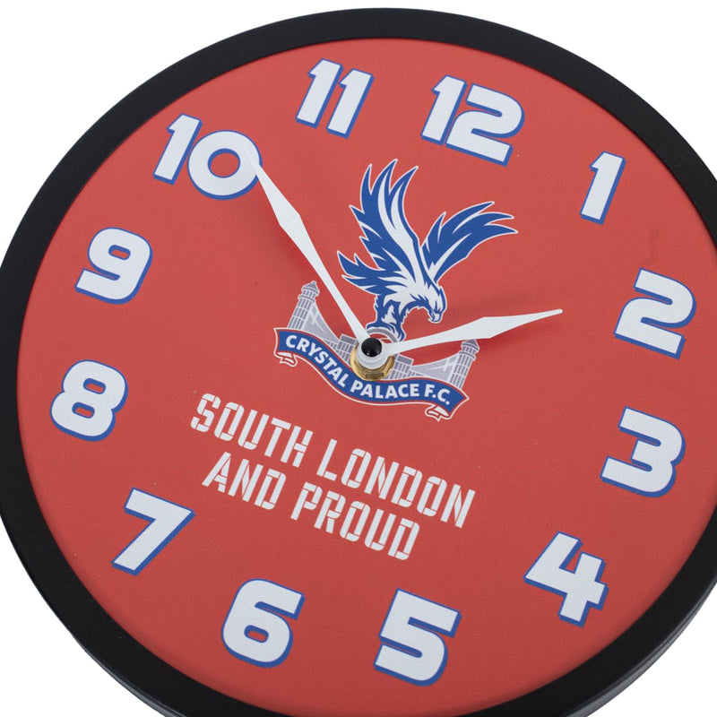 Crystal Palace FC Wall Clock, side angle