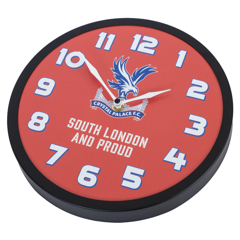 Crystal Palace FC Wall Clock, close-up detail