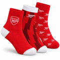 Arsenal FC 3pk Adults Fashion Socks 7-11