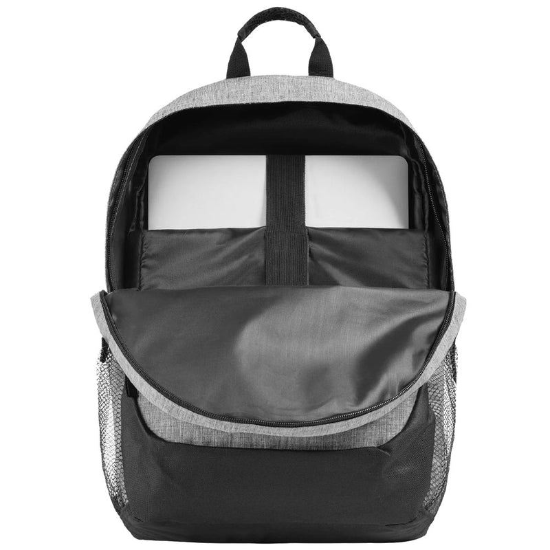 Liverpool FC Heather Grey Backpack, side angle