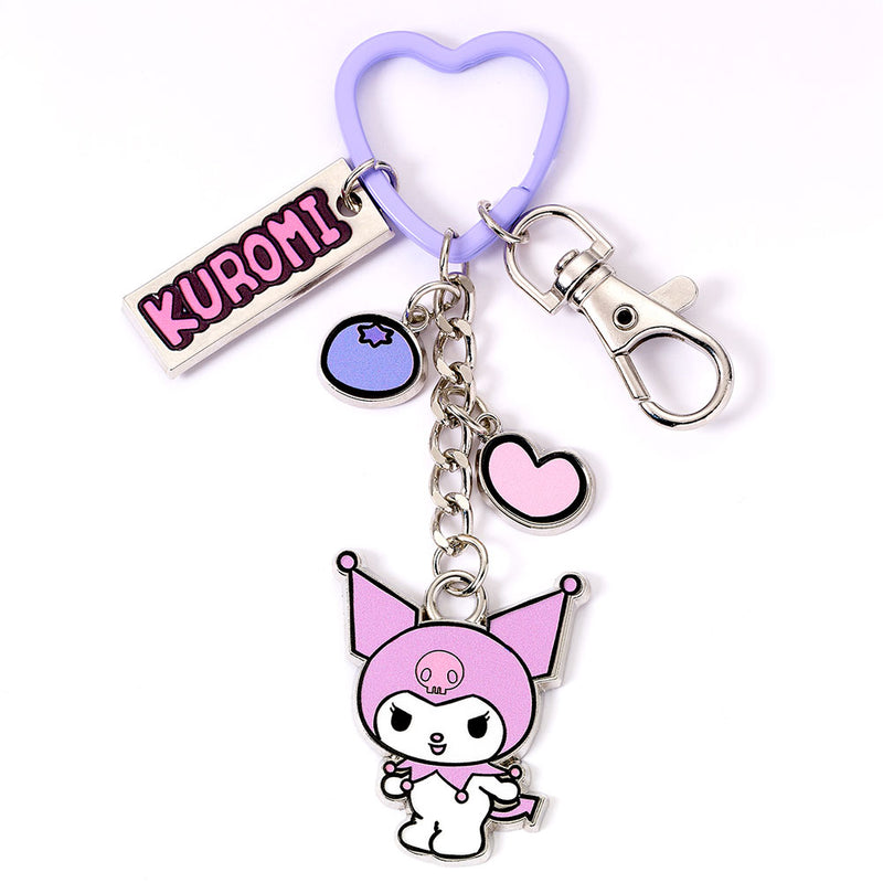 Kuromi Charm Keyring, alternate view