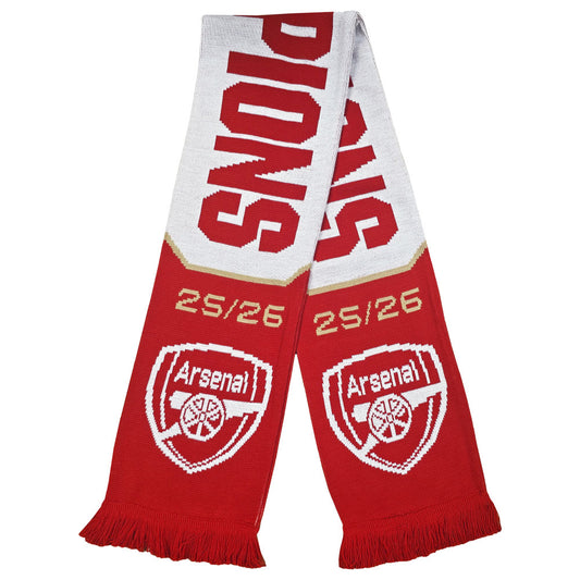 Arsenal FC Champions Scarf, alternate view