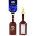 Harry Potter Hogwarts Luggage Tag Keyring, side angle