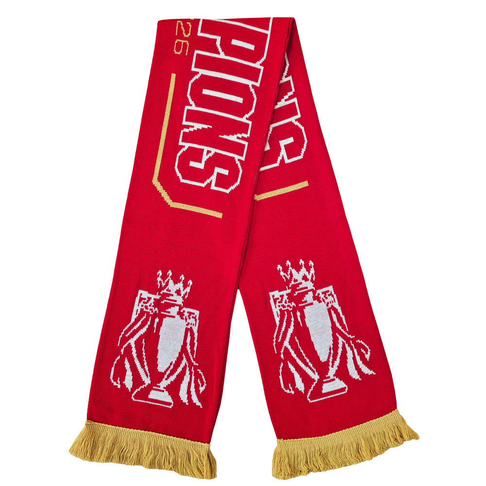 Arsenal FC Premier League Champions Scarf | Gold UK – Infinity