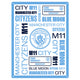 Manchester City FC Large Montage Sign