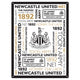 Newcastle United FC Large Montage Sign