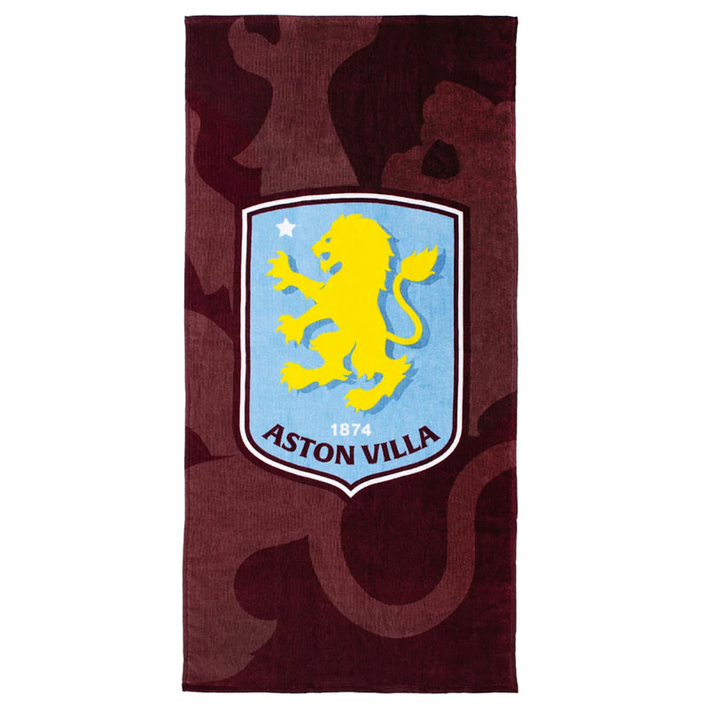 Aston Villa FC Shadow Crest Towel
