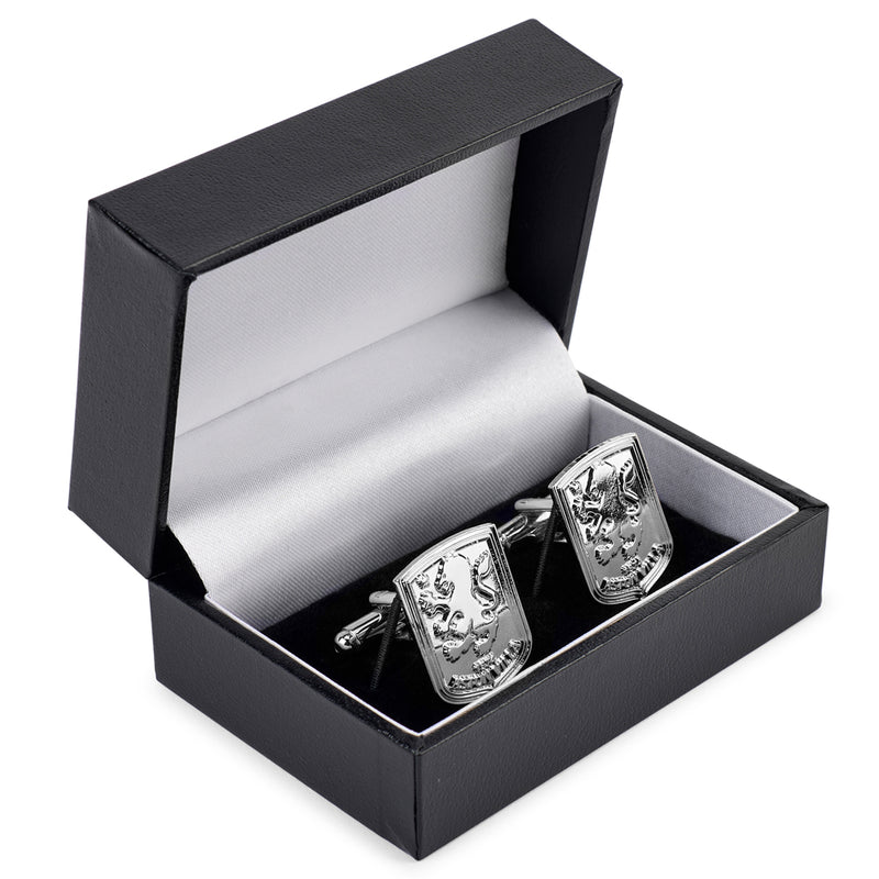 Aston Villa FC Silver Plated Formed Cufflinks