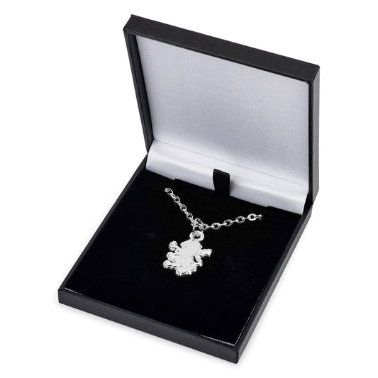Aston Villa FC Silver Plated Boxed Pendant LN