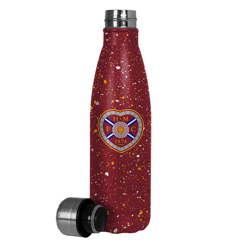 Hearts FC Paint Splatter Thermal Flask