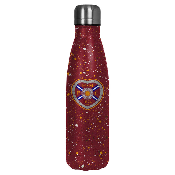 Hearts FC Paint Splatter Thermal Flask