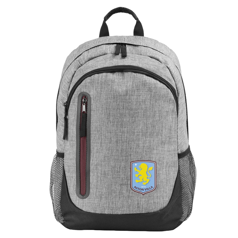 Aston Villa FC Heather Grey Backpack