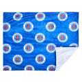 Rangers FC Multi Crest Fleece Blanket