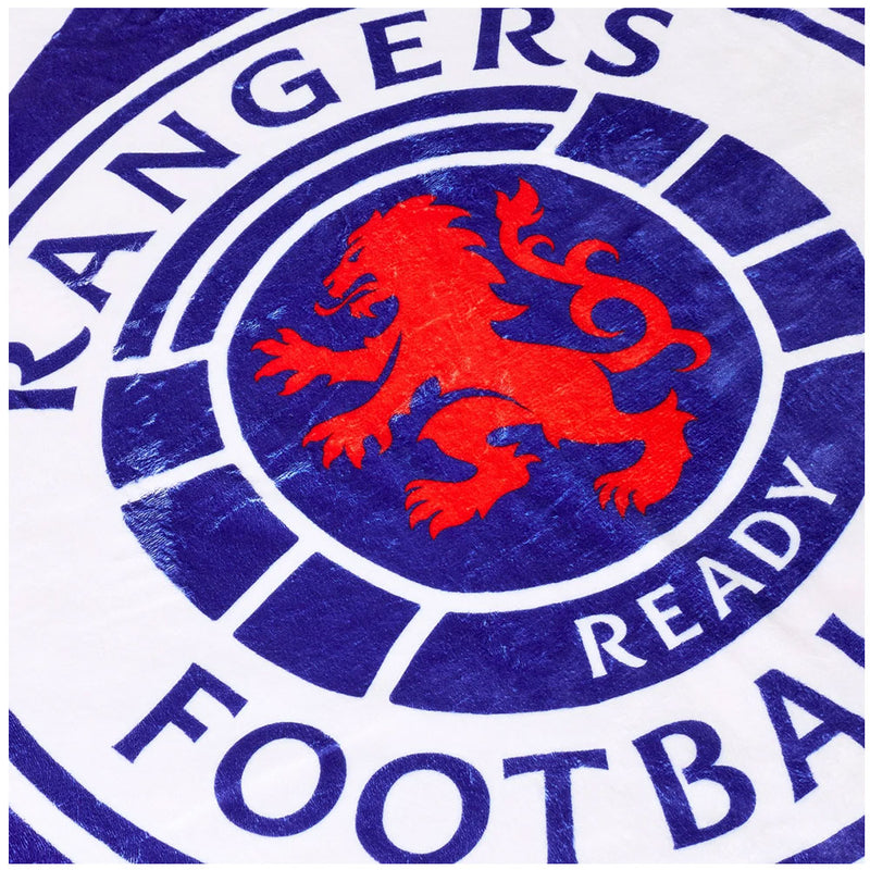 Rangers FC Geo Sherpa Fleece Blanket