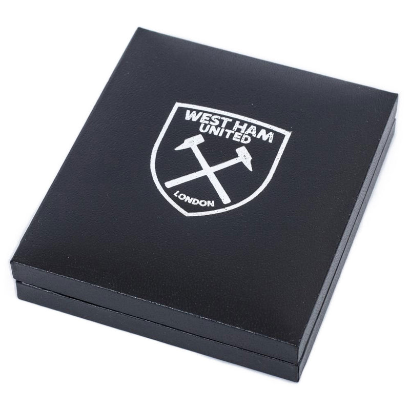 West Ham United FC Silver Plated Boxed Hammers Pendant