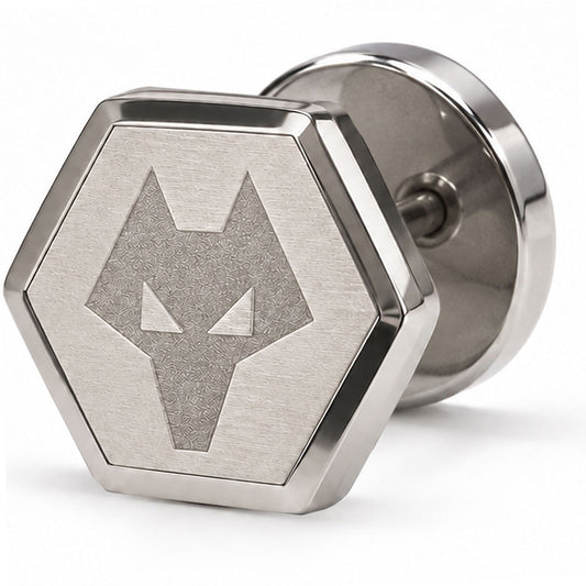 Wolverhampton Wanderers FC Cut Out Stud Earring