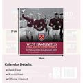 West Ham United FC Desktop Calendar 2027