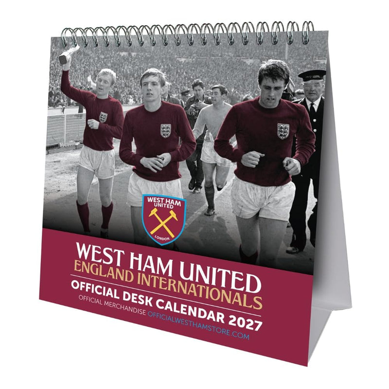 West Ham United FC Desktop Calendar 2027