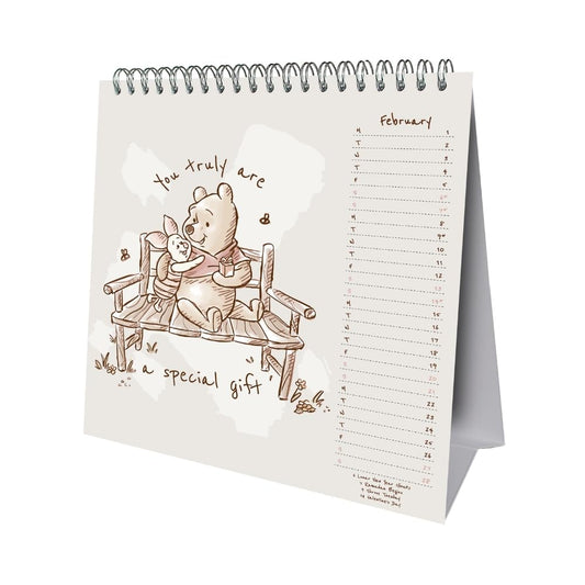 Winnie The Pooh Desktop Calendar 2027