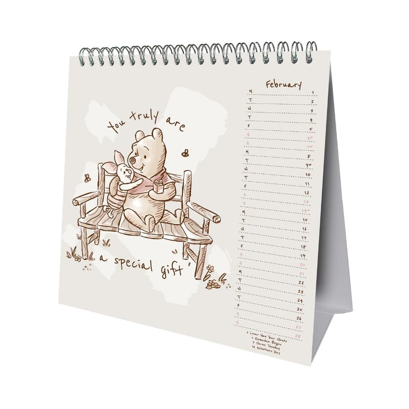 Winnie The Pooh Desktop Calendar 2027