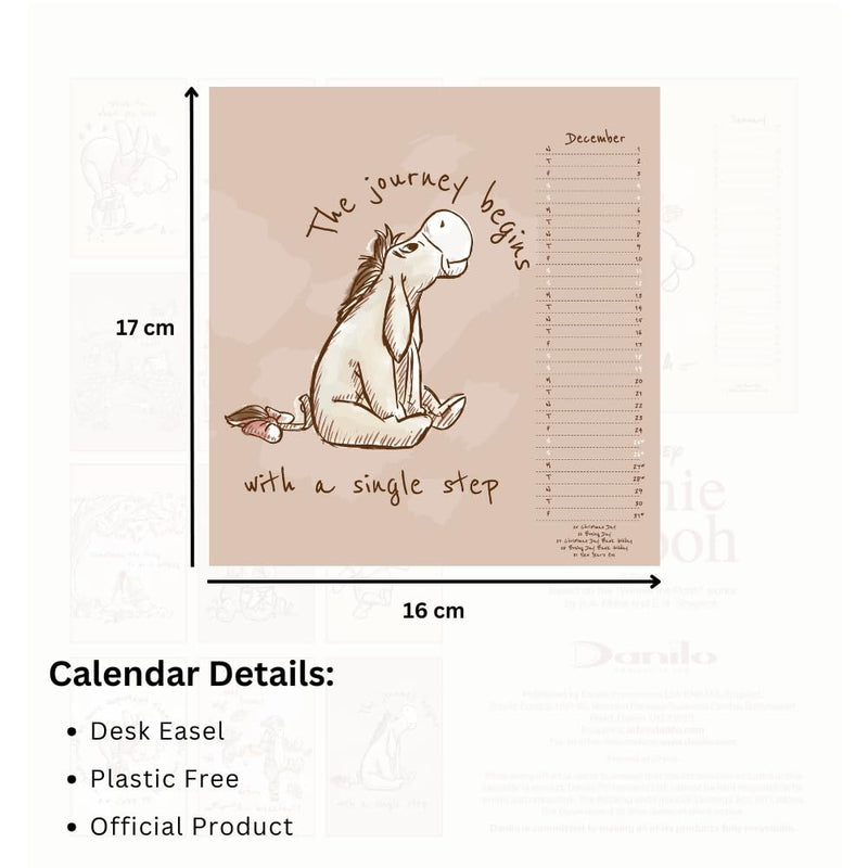 Winnie The Pooh Desktop Calendar 2027