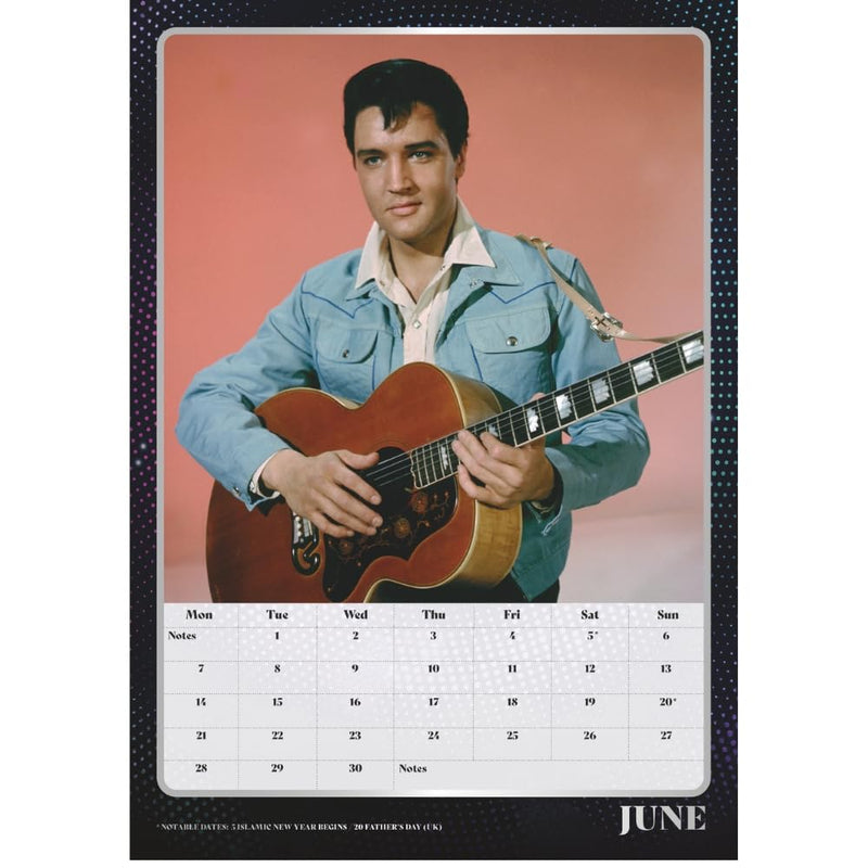 Elvis A3 Calendar 2027