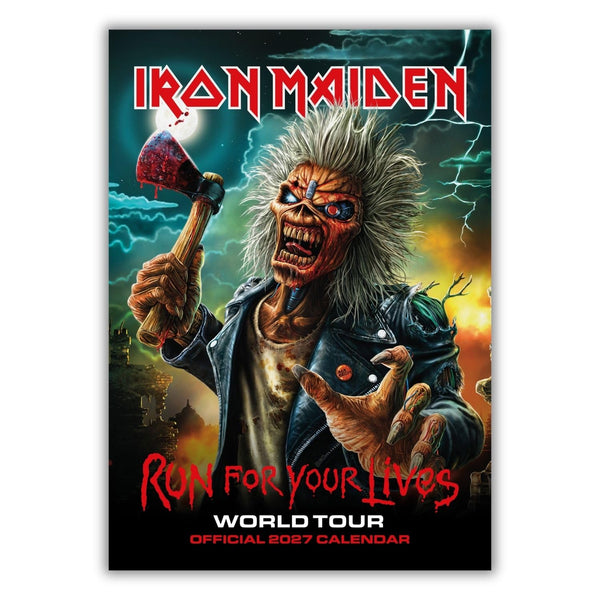 Iron Maiden A3 Calendar 2027