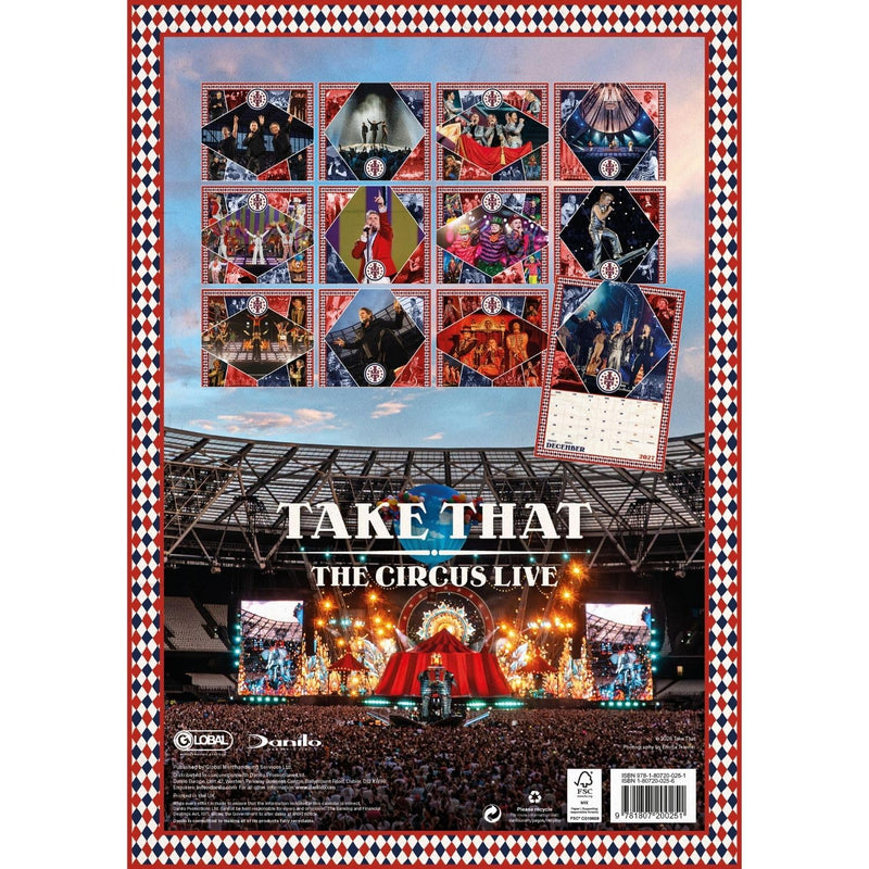 Take That A3 Calendar 2027