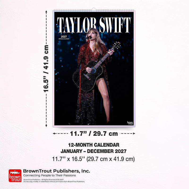 Taylor Swift A3 Calendar 2027