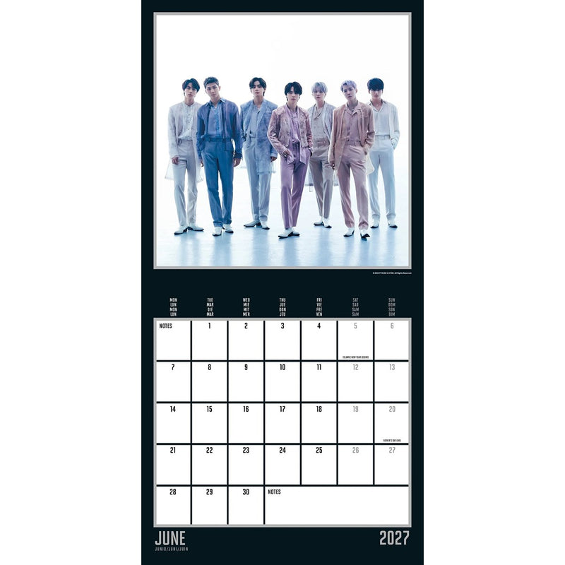 BTS Square Calendar 2027
