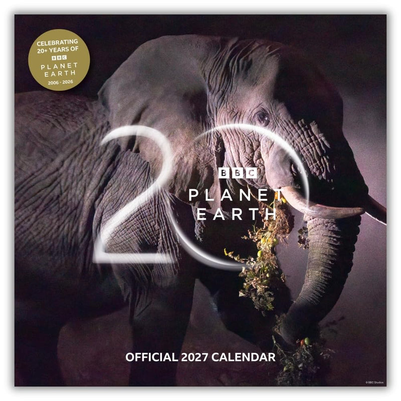 BBC Earth Square Calendar 2027