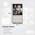 Demon Slayer Square Calendar 2027