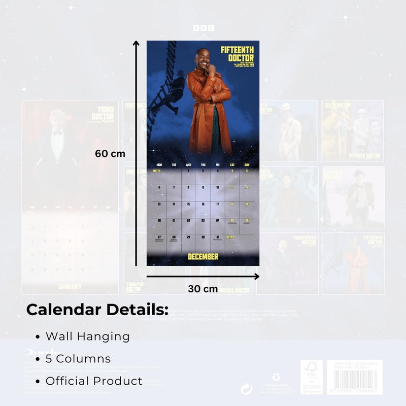 Doctor Who Square Calendar 2027