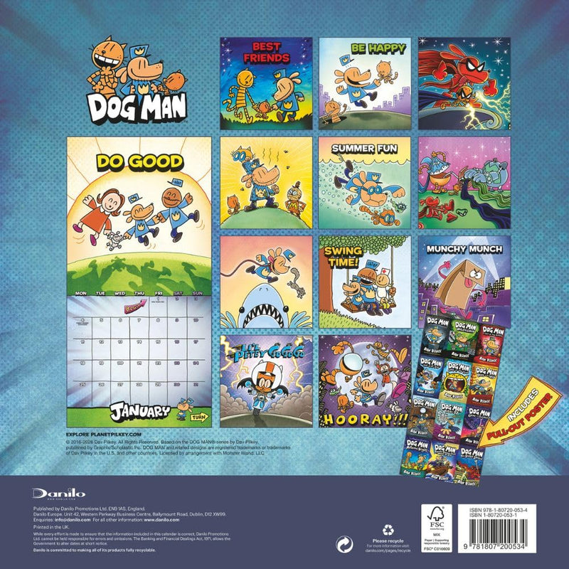 Dogman Square Calendar 2027