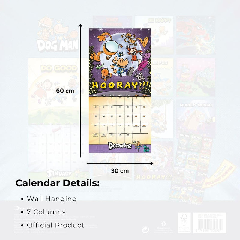 Dogman Square Calendar 2027