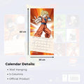 Dragon Ball Z Square Calendar 2027