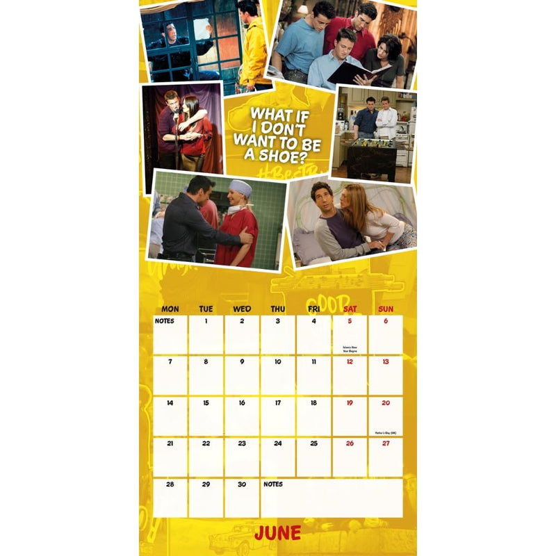 Friends Square Calendar 2027