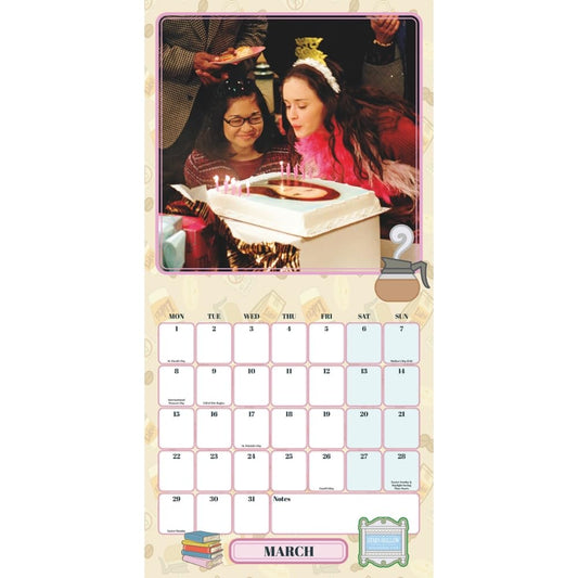 Gilmore Girls Square Calendar 2027