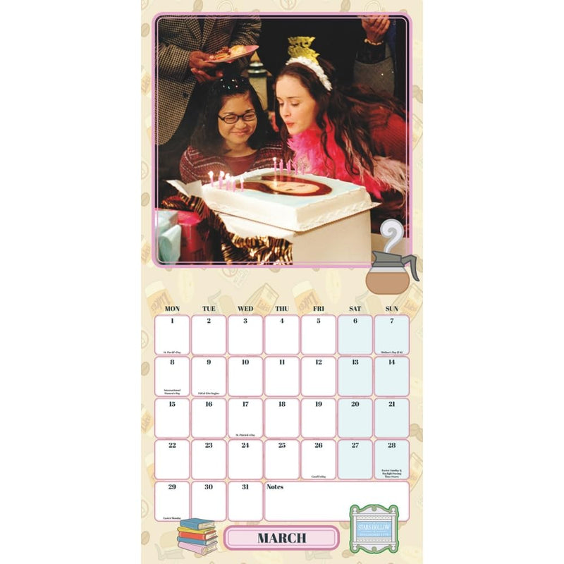 Gilmore Girls Square Calendar 2027