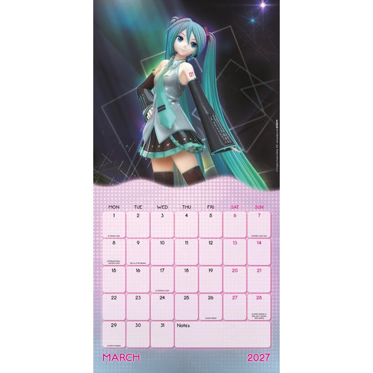 Hatsune Miku Square Calendar 2027