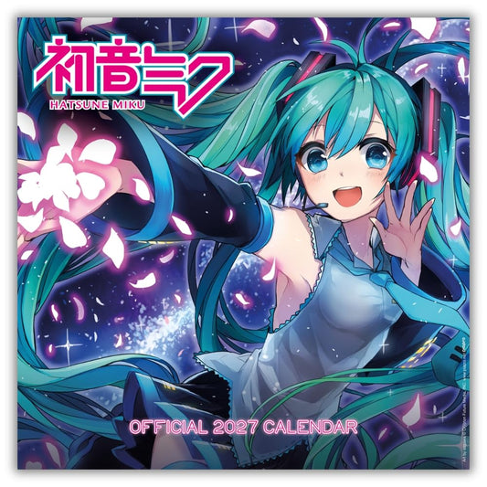 Hatsune Miku Square Calendar 2027