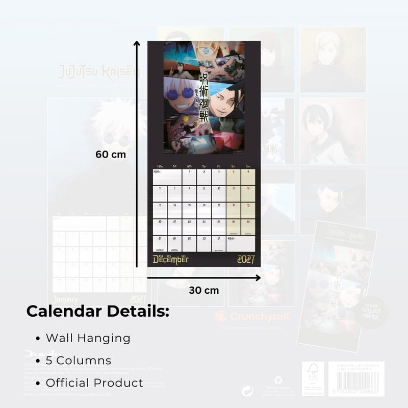 Jujutsu Kaisen Square Calendar 2027