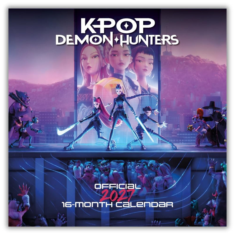K-POP Demon Hunters Square Calendar 2027