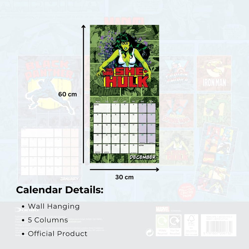 Marvel Comics Square Calendar 2027