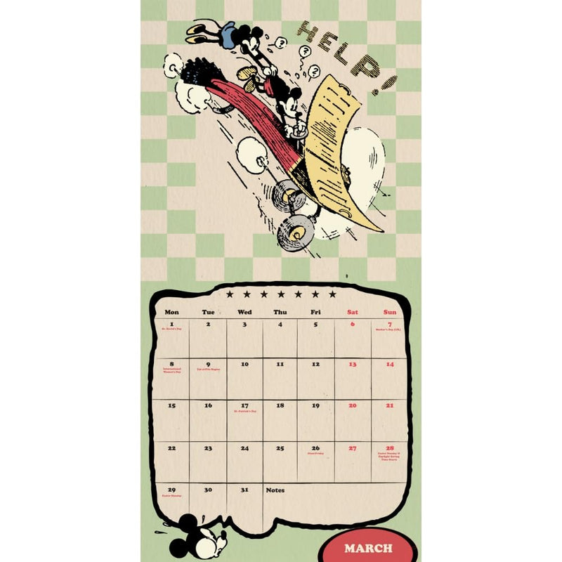 Mickey Mouse Square Calendar 2027