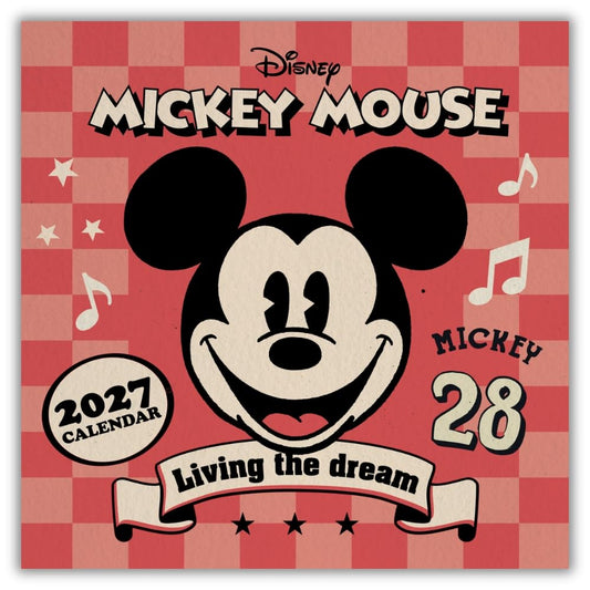 Mickey Mouse Square Calendar 2027