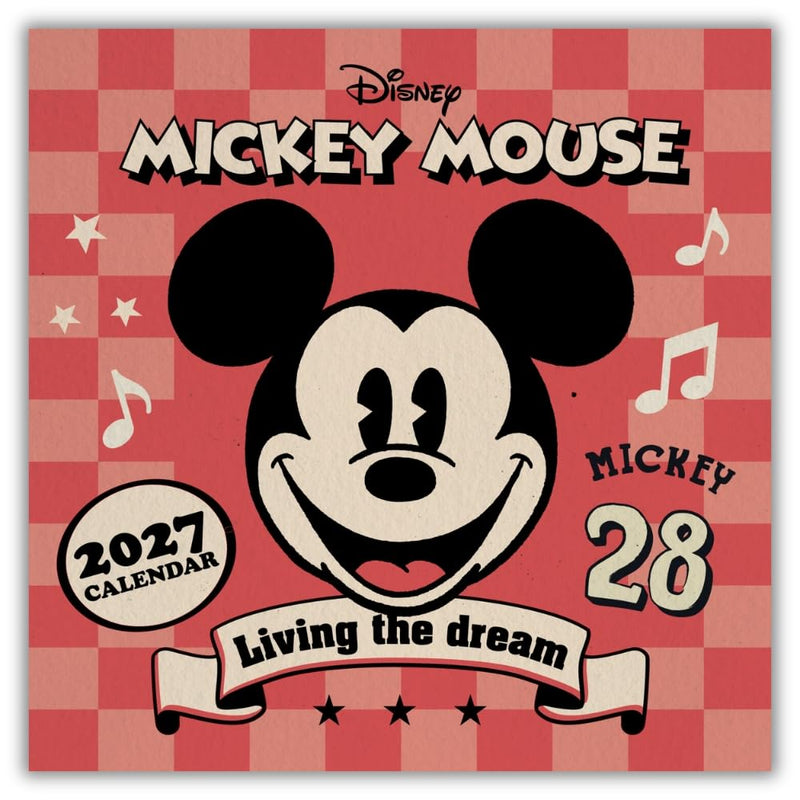 Mickey Mouse Square Calendar 2027