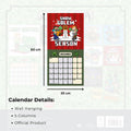Minecraft Square Calendar 2027