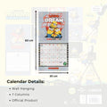Minions 3 Square Calendar 2027